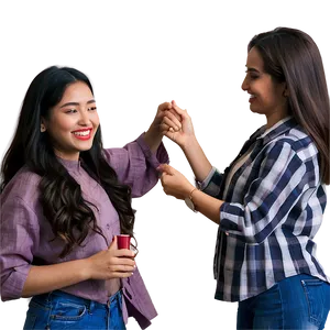 Happy Person With Friends PNG Cek93 PNG