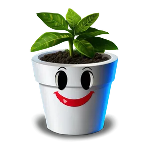 Happy Plant Cartoon Png 84 PNG image