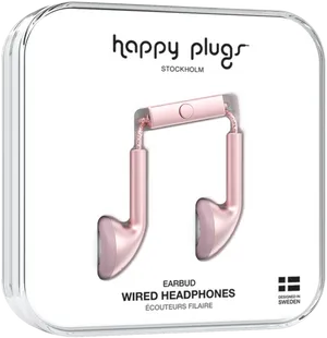 Happy Plugs Earbuds Packaging PNG image