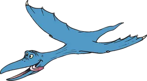 Happy Pterosaur Cartoon PNG image