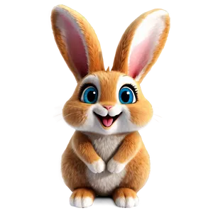 Happy Rabbit PNG Erl33