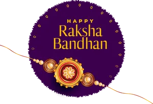 Happy Raksha Bandhan Greeting PNG image