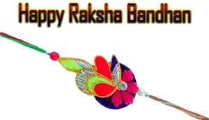 Happy Raksha Bandhan Rakhi Design PNG image