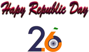 Happy Republic Day26 January Celebration PNG image