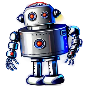 Happy Robot Clipart PNG 13