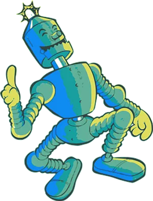 Happy Robot Thumbs Up