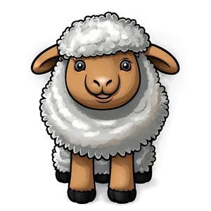 Happy Sheep PNG Mrg