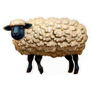 Happy Sheep PNG Ybt PNG