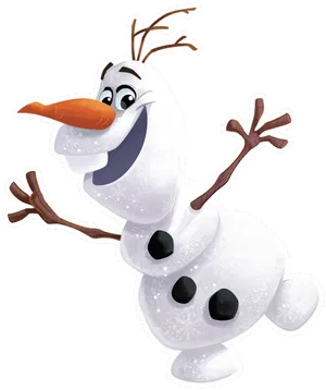 Happy Snowman Cartoon Character