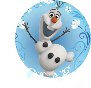 Happy Snowman Olaf Frozen