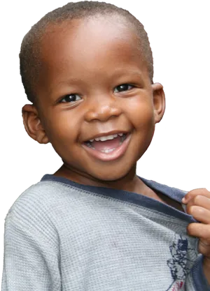 Happy Toddler Smiling Portrait