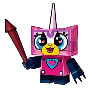 Happy Unikitty Png 06242024 PNG image