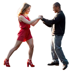 Happy Valentine's Day Couple Dance Png Ugr58 PNG image