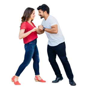 Happy Valentine's Day Couple Dance PNG Xok92 PNG