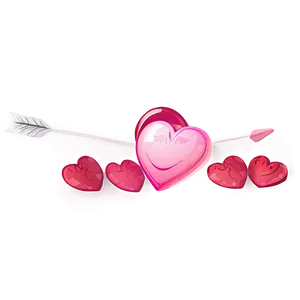 Happy Valentine's Day Cupid Arrow PNG 06202024 PNG