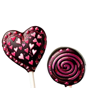 Happy Valentine's Day Heart Lollipop PNG 43 PNG