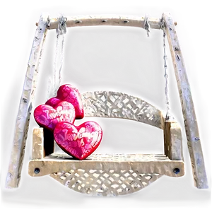 Happy Valentine's Day Love Swing PNG Mjd PNG