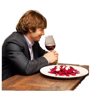 Happy Valentine's Day Romantic Dinner PNG Nlh18 PNG