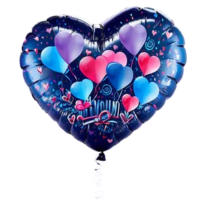 Happy Valentines Day Balloons Png Kjp PNG image