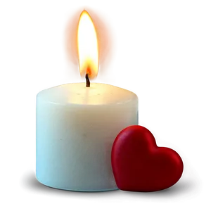 Happy Valentines Day Candle Png 05232024 PNG image