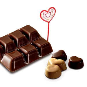 Happy Valentines Day Chocolate PNG Lda52