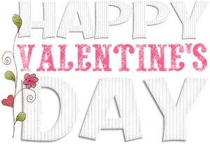 Happy Valentines Day Floral Design