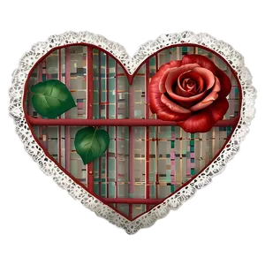 Happy Valentines Day Lace Png Tjw PNG image