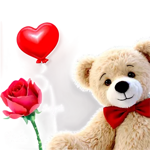 Happy Valentines Day Teddy Bear PNG 57 PNG