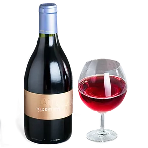 Happy Valentines Day Wine PNG 73