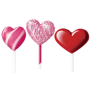 Happy Valentines Heart Lollipop Png 06262024 PNG image