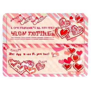 Happy Valentines Love Notes Png 37 PNG image