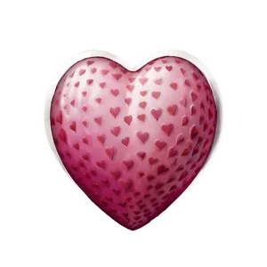 Happy Valentines Pink Heart Pattern Png 06262024 PNG image