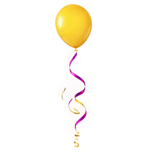 Happy Yellow Balloon PNG Qvl34 PNG