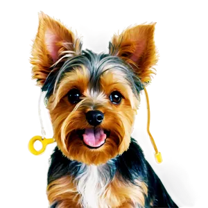 Happy Yorkie PNG 06242024