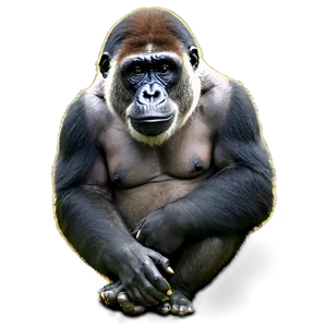 Harambe Endangered Species PNG Hal8 PNG
