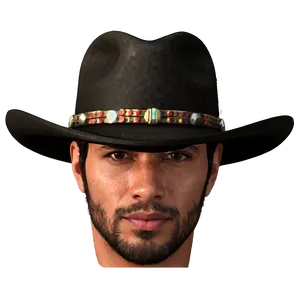 Hard Black Cowboy Hat PNG Grk PNG