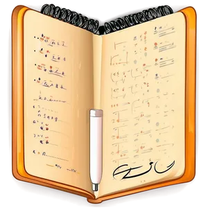 Hard Cover Notebook PNG Snm8