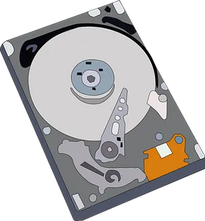 Hard Drive Vector Illustration PNG image