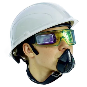 Hard Hat With Goggles Png 05252024 PNG image