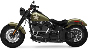 Harley Davidson Military Inspired Motorcycle