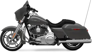 Harley Davidson Motorcycle Profile View