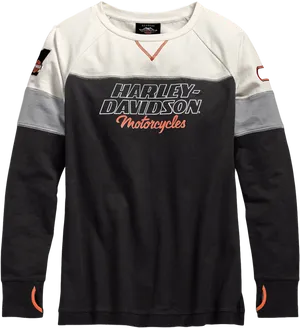 Harley Davidson Motorcycles Long Sleeve Shirt PNG