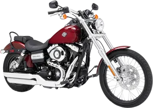 Harley Davidson Red Motorcycle