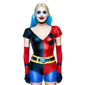 Harley Quinn Black And Red Costume Png Xss92 PNG image