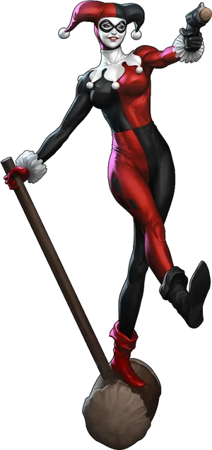 Harley Quinn Classic Costume Pose