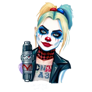 Harley Quinn Daddy's Lil Monster Shirt Png 69 PNG image