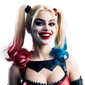 Harley Quinn Laughing Maniacally PNG Oqq64 PNG