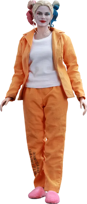 Harley Quinn Orange Outfit