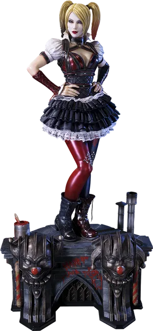 Harley Quinn Statue Pose