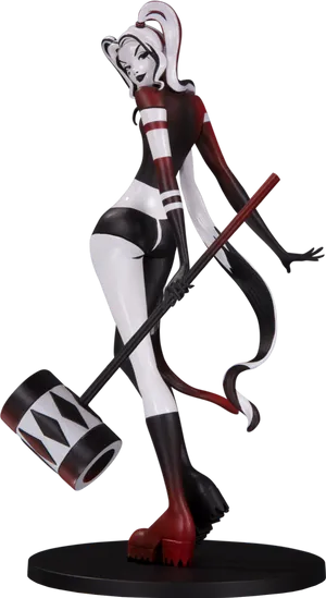 Harley Quinn Statue Pose